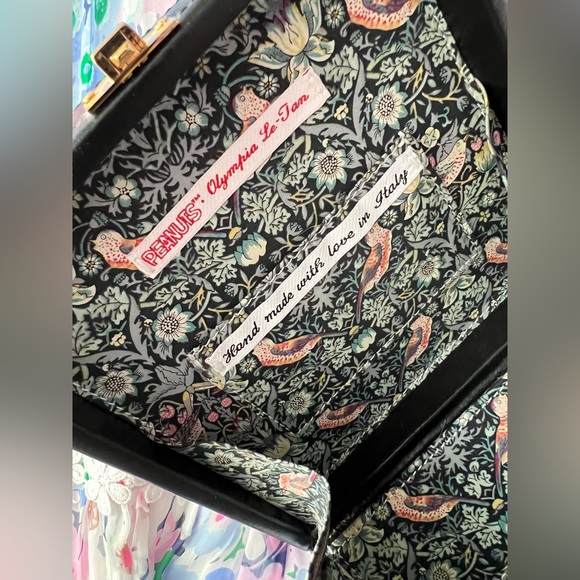 *SOLD* Olympia Le Tan x Peanuts Happiness Is a Warm Puppy Strapped Clutch Bag - Picture 16 of 16